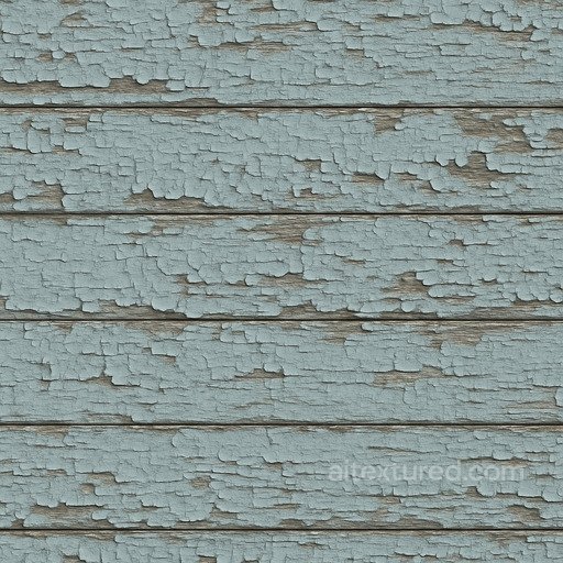 Painted Wood Peeling Chips seamless Wood PBR texture