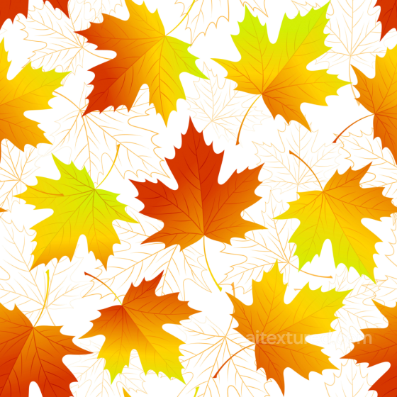 Vibrant Autumn Leaves Seamless Texture with Yellow to Red Gradient Autumn Leaves texture preview