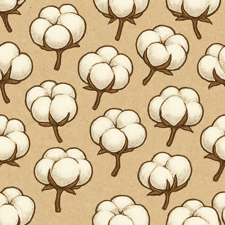 Stylized Cotton seamless PBR texture preview