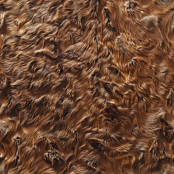 Distressed Brown Leather with Deep Grain and Worn Surface seamless PBR texture preview