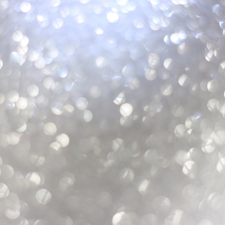 Glitter with Soft Bokeh Sparkles in White and Silver seamless PBR texture preview