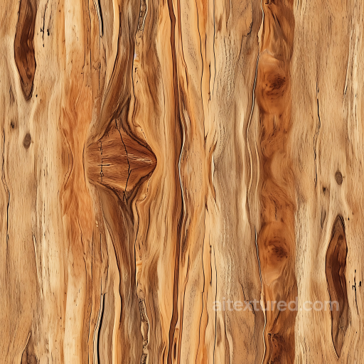 Natural Hickory Wood Planks Seamless Texture with Knots and Grain Variation seamless Wood PBR texture