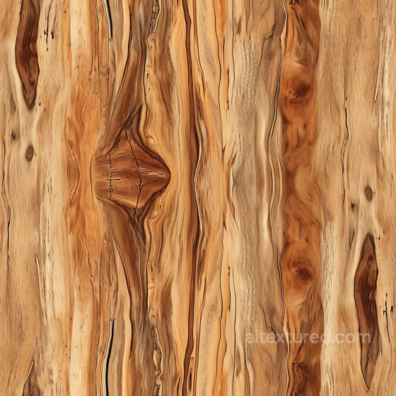 Natural Hickory Wood Planks Seamless Texture with Knots and Grain Variation Wood texture preview