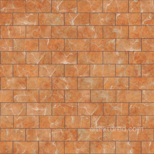 Orange Marble Tile Texture | Free PBR seamless Marble PBR texture