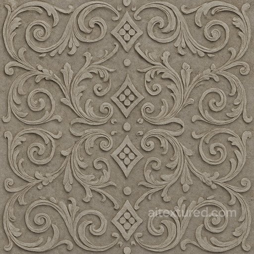 Ornate Reinforced Concrete Seamless Texture seamless Concrete PBR texture