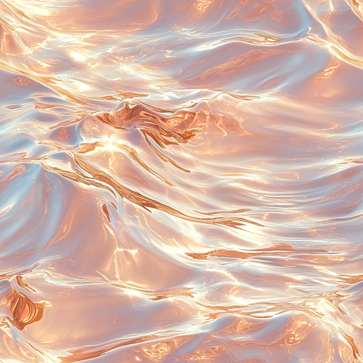Water Featuring Stylized Reflective Liquid Surface with Soft Wave Flow seamless PBR texture preview