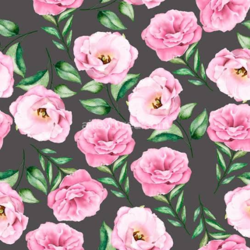 Seamless 3D PBR Pink Flower Fabric Texture with Soft Pink Bloom Pattern