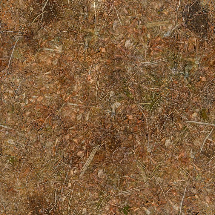 Leaves Nature Ground seamless PBR texture preview