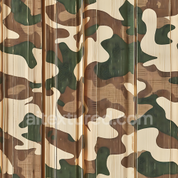 seamless Seamless 3D Desert Woodland Camouflage PBR Texture with Organic Patch Design on Wood Planks texture 8k free download PBR