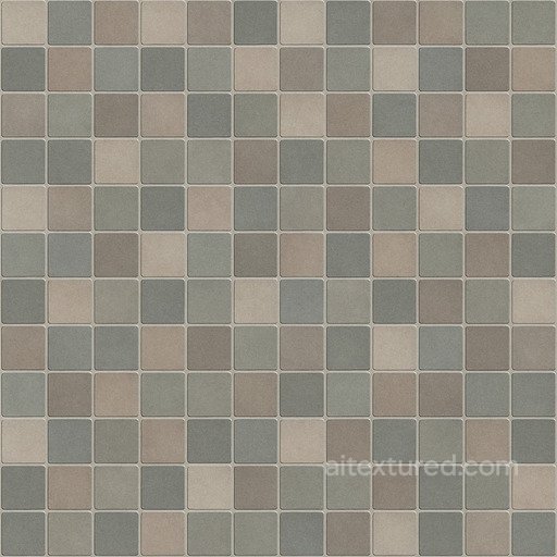 Matte Mosaic Tile Seamless Texture seamless Ceramic-tile PBR texture