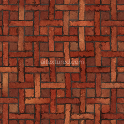 Archviz Floor Flooring Ground Substance Designer Terracotta — Seamless PBR Texture