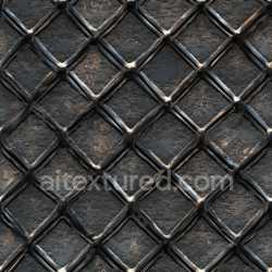 seamless Seamless 3D PBR Rusted Steel Plate Texture with Raised Diamond Pattern texture 8k free download PBR