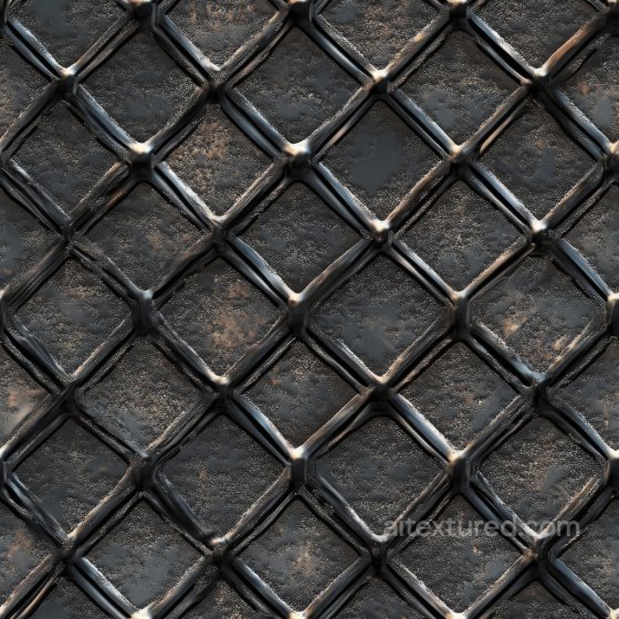Rusted Steel Plate Texture with Raised Diamond Pattern Metal texture preview