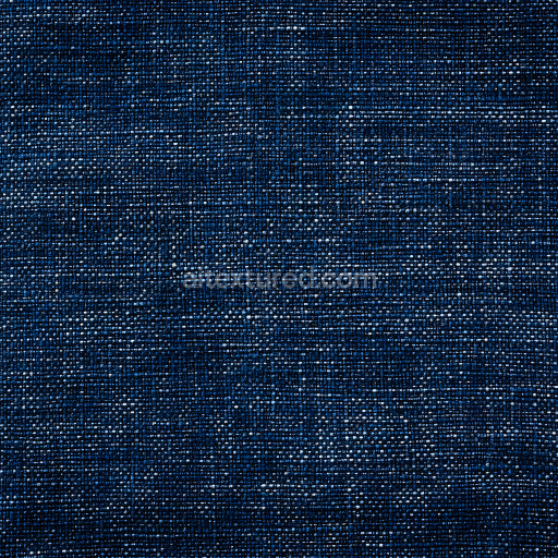 Seamless 3D Cracked Dark Blue Denim Fabric PBR Texture with Fine Weave Pattern