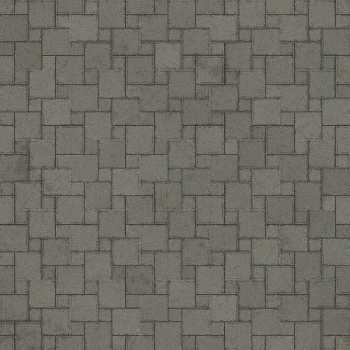 Large and Small Square Concrete Paving Outdoor Blocks Brick seamless PBR texture preview