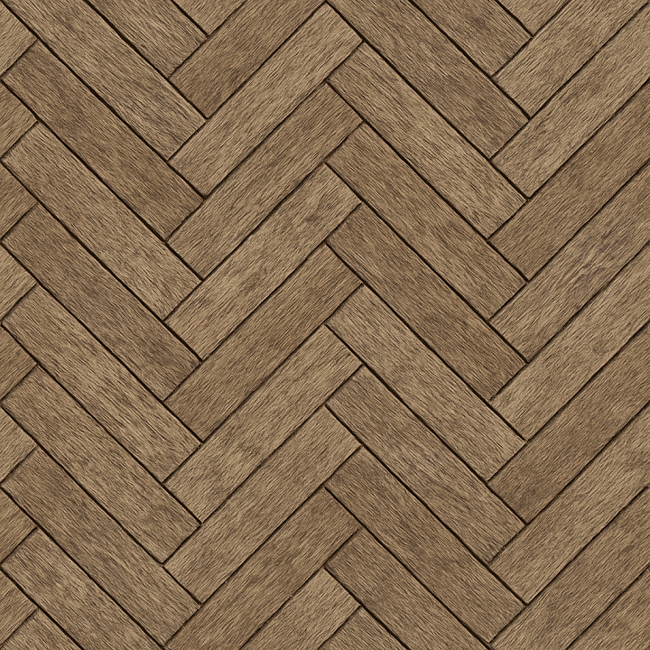 Rough Herringbone Parquet seamless PBR texture preview