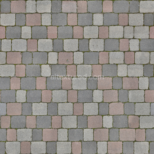 Paving Stones Seamless Texture Tileable Pbr Basecolor Normal Roughness Height