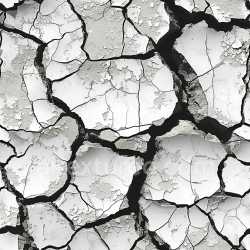 seamless Seamless 3D cracked and holed plaster PBR texture in white and gray texture 8k free download PBR