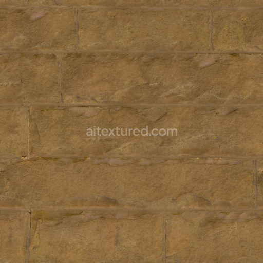 Sandstone Old — Sandstone Rough Weathered Stonework Brown Timeworn — PBR seamless 3D texture