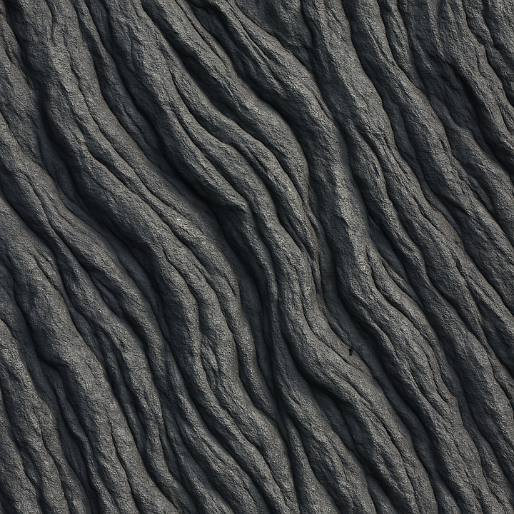 Natural Basalt Flow seamless PBR texture preview