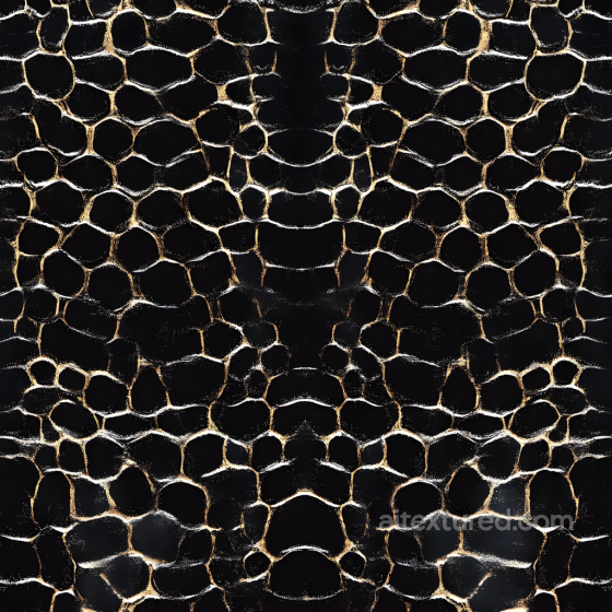Black Reptile Scale Skin Seamless Texture with High Contrast Detailing Skin texture preview