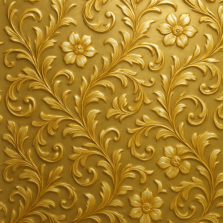 Shiny Floral Pattern seamless PBR texture preview