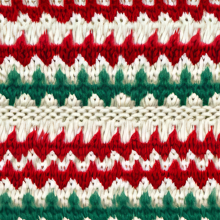 All Christmas Digital paper of Red, Green, and White Christmas Knitted… seamless PBR texture preview