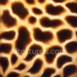 seamless Seamless 3D PBR Leopard Print Texture with Soft Fur Pattern and Warm Tones texture 8k free download PBR