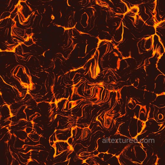 Volcanic Lava Flow Texture | Free PBR Ground surface texture preview