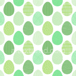 seamless Seamless 3D PBR Texture of Green Patterned Easter Eggs on White Background texture 8k free download PBR