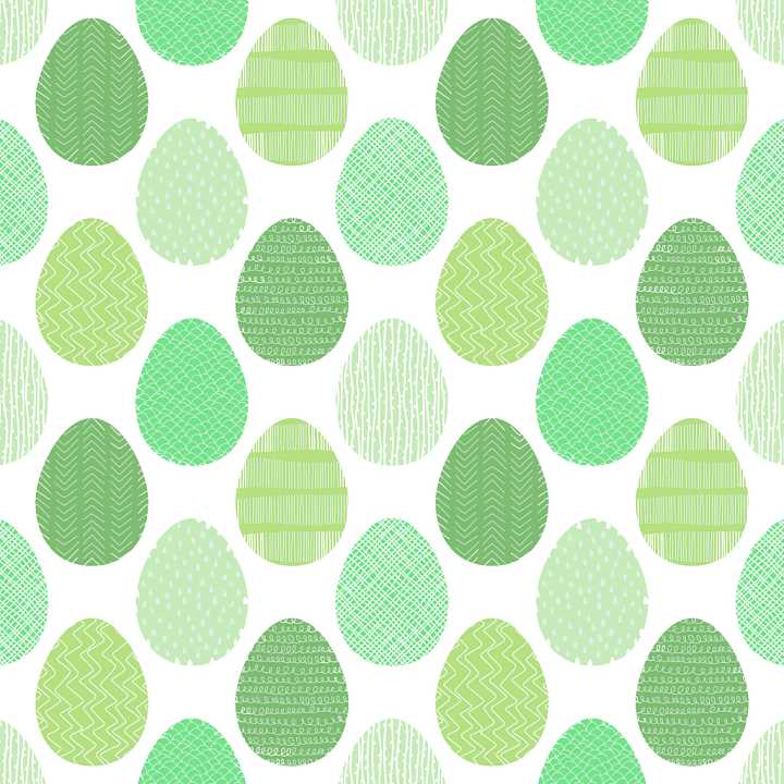 All Christmas Digital paper of Green Easter Eggs with Patterned Digital… seamless PBR texture preview