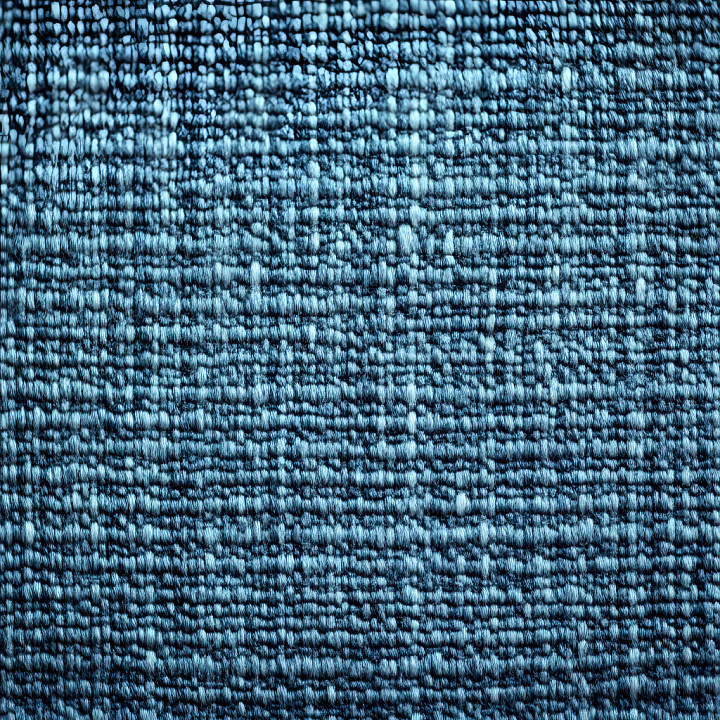 Cracked Denim Fabric with Blue Weave Pattern seamless PBR texture preview