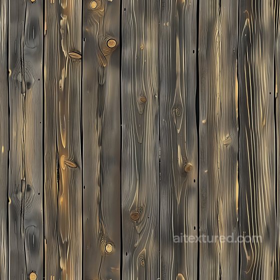 Weathered Wood Planks PBR Texture with Knots and Grain Wood texture preview