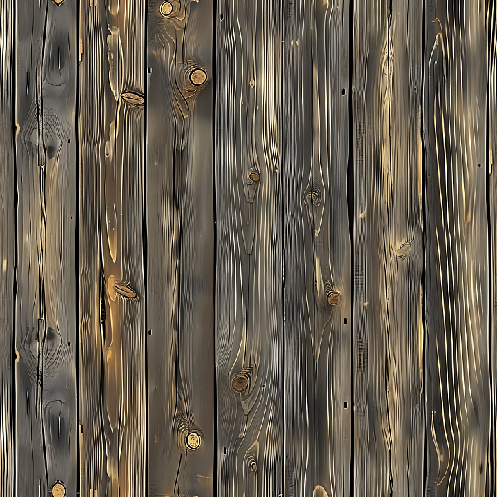 Weathered Wood Planks with Knots and Grain seamless PBR texture preview