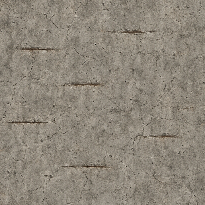 Aged Reinforced Concrete seamless PBR texture preview
