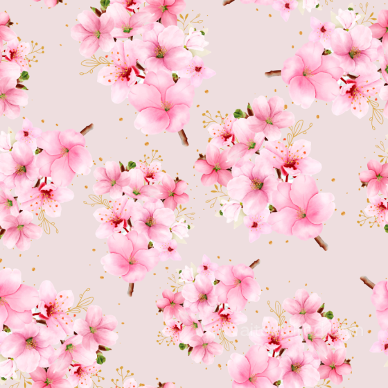 Featuring Delicate Watercolor Cherry Blossoms Watercolor Cherry texture preview
