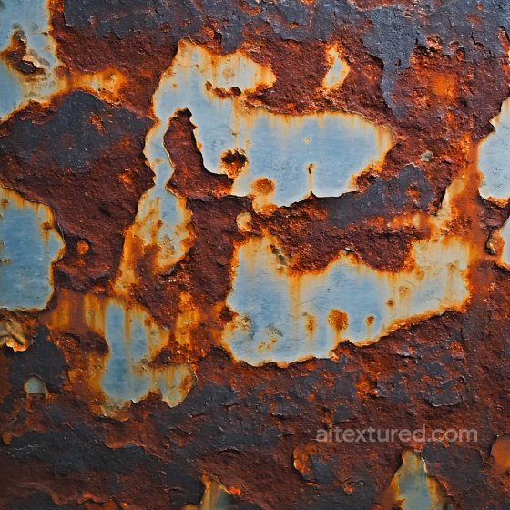 Rusted Metal PBR Texture Featuring Rich Rust Cracks and Peeling Paint Rust texture preview