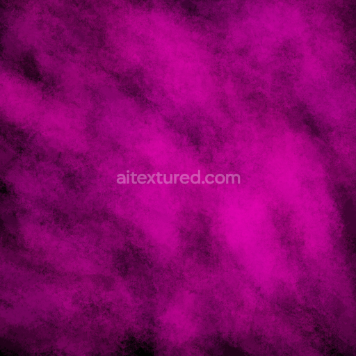 Seamless 3D PBR Texture of Vibrant Magenta Watercolor Stain Pattern