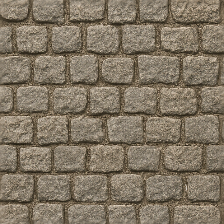 Cobblestone Road Paved Stone Rough Stone Rustic Stone Asphalt seamless PBR texture preview