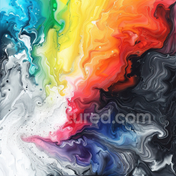 seamless Seamless 3D Alcohol Ink PBR Texture with Vibrant Multicolor Fluid Waves and Organic Swirls texture 8k free download PBR