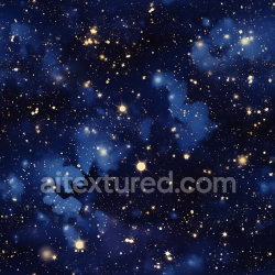 seamless Seamless 3D Space PBR Texture Featuring Deep Starfield and Soft Blue Nebula Clouds texture 8k free download PBR
