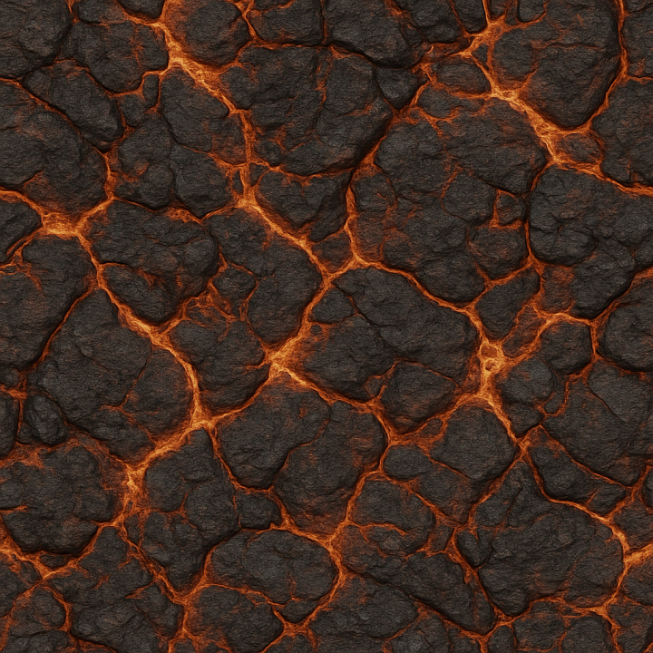 Ancient Molten Surface seamless PBR texture preview