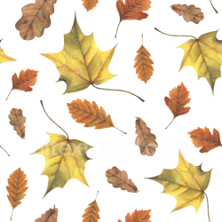 seamless Seamless 3D PBR Texture of Autumn Leaves in Natural Yellow and Orange Tones texture 8k free download PBR