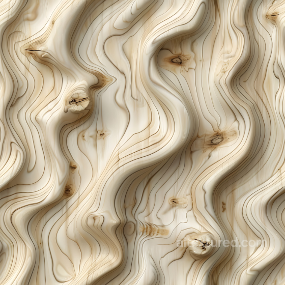 Light Curly Pine Wood Texture with Wavy Grain and Knots Wood texture preview