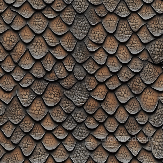 Reptilian Skin PBR Texture Featuring Rough Scaly Detail and Earthy Tones Skin texture preview
