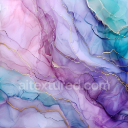 seamless Seamless 3D Alcohol Ink PBR Texture with Pink, Purple, and Teal Fluid Waves texture 8k free download PBR