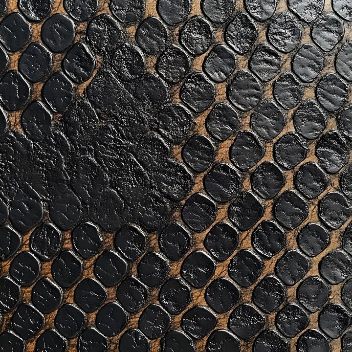 Glossy Reptile Skin with Detailed Scales and Natural Tonal Variation seamless PBR texture preview