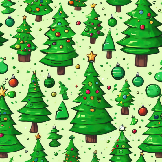 All Christmas Digital paper Texture of Decorative Christmas Trees with Ornaments All Christmas Digital paper texture preview