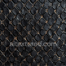 seamless Seamless 3D PBR Texture of Black Reptilian Skin with Distinct Scale Detail and Realistic Gloss texture 8k free download PBR