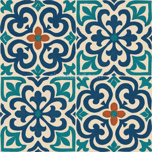 Stylized Tile Seamless Texture